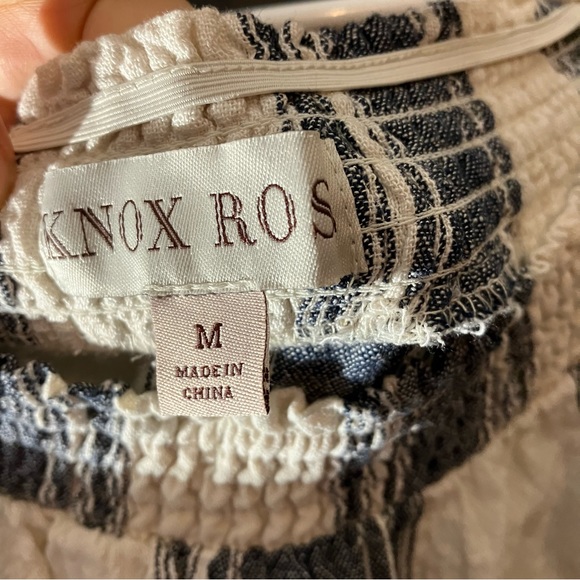 5/$20 Knox Rose boho hippie linen blend flowy top, M - Picture 6 of 10